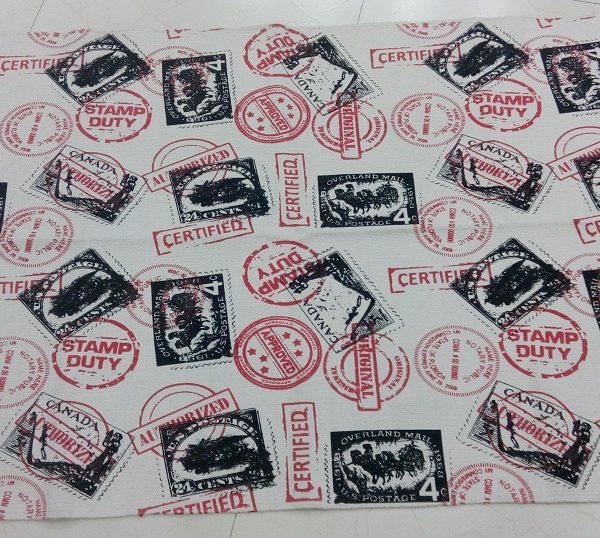 90 x 140 stamp design