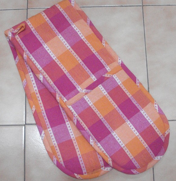 DOUBLE OVEN GLOVE - STRIPE 5