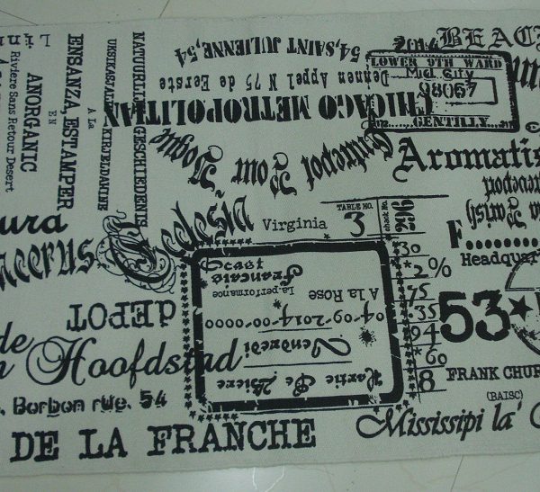 FINE COTTON PRINTED RUG