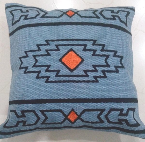 EMB. & PRINT CUSHION
